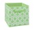 Fabric Drawer Colour: Green Hexagon