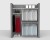 Fixed Mount Package 1 - Shelf & Rod shelving up to 183cm / 6' wide