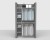Fixed Mount Package 2 - Shelf & Rod shelving up to 122cm / 4' wide