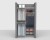 Fixed Mount Package 6 - Shelf & Rod shelving up to 122cm / 4' wide