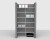 Fixed Mount Package 1 - Linen shelving up to 122cm / 4' wide