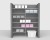 Fixed Mount Package 2 - Linen shelving up to 183cm / 6' wide