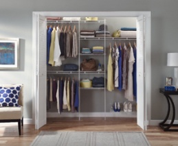 Create your own Fixed Mount Shelf & Rod wardrobe