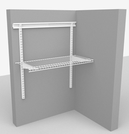 Utility/ Laundry ShelfTrack Shelving & Hardware