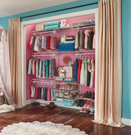 Adjustable ShelfTrack Closets