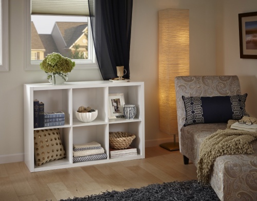 ClosetMaid 6 Cube Decorative Storage Unit Available in 3 colours