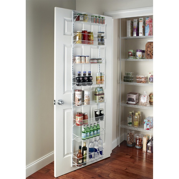 Wall Rack 8 1233 - Adjustable 8 Tier Wall Rack 18inch wide