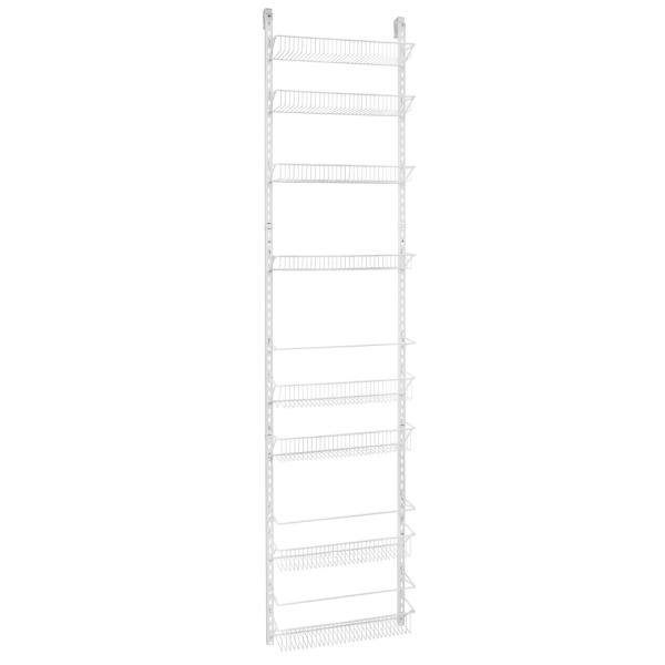 Wall Rack 8 1233 - Adjustable 8 Tier Wall Rack 18inch wide