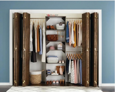 ClosetMaid Style+ Closet Tower Organiser With Hanging Space
