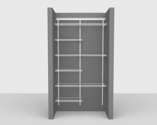 Adjustable Package 4 - ShelfTrack with CloseMesh shelving up to 122cm ...