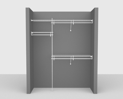 Fixed Mount Package 1 - SuperSlide shelving up to 183cm / 6' wide