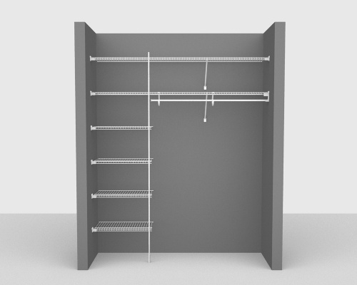 Fixed Mount Package 3 - SuperSlide shelving up to 183cm / 6' wide
