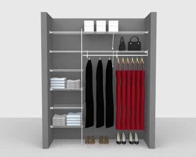 Fixed Mount Package 3 - SuperSlide shelving up to 183cm / 6' wide