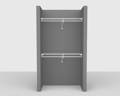 Fixed Mount Package 4 - SuperSlide shelving up to 122cm / 4' wide
