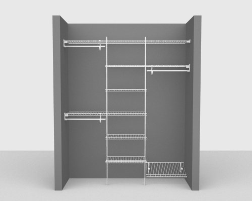 Fixed Mount Package 4 - SuperSlide shelving up to 183cm / 6' wide