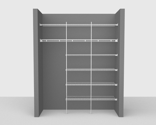 Fixed Mount Package 4 - Linen shelving up to 183cm / 6' wide