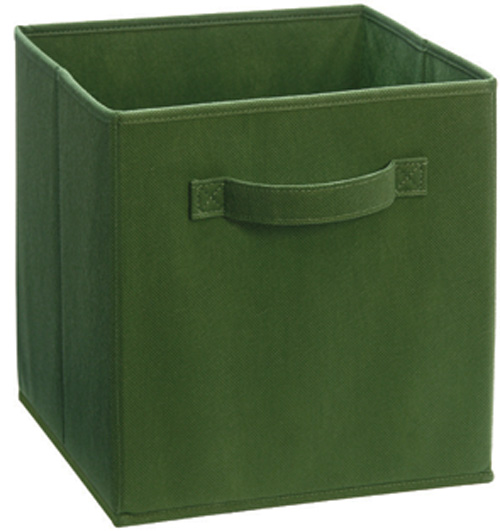 ClosetMaid Cubeicals Green Fabric Drawer Foldable Storage Cube Box - Picture 7 of 12