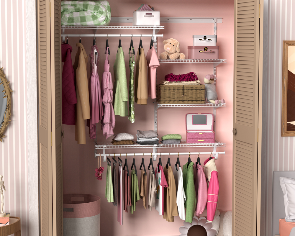 Adjustable ShelfTrack Organiser Kit 8809