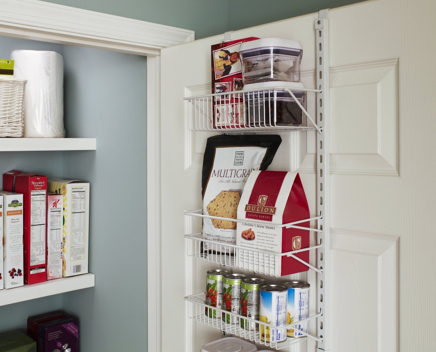 1231 Adjustable 8 Tier Wall Rack 12 Wide