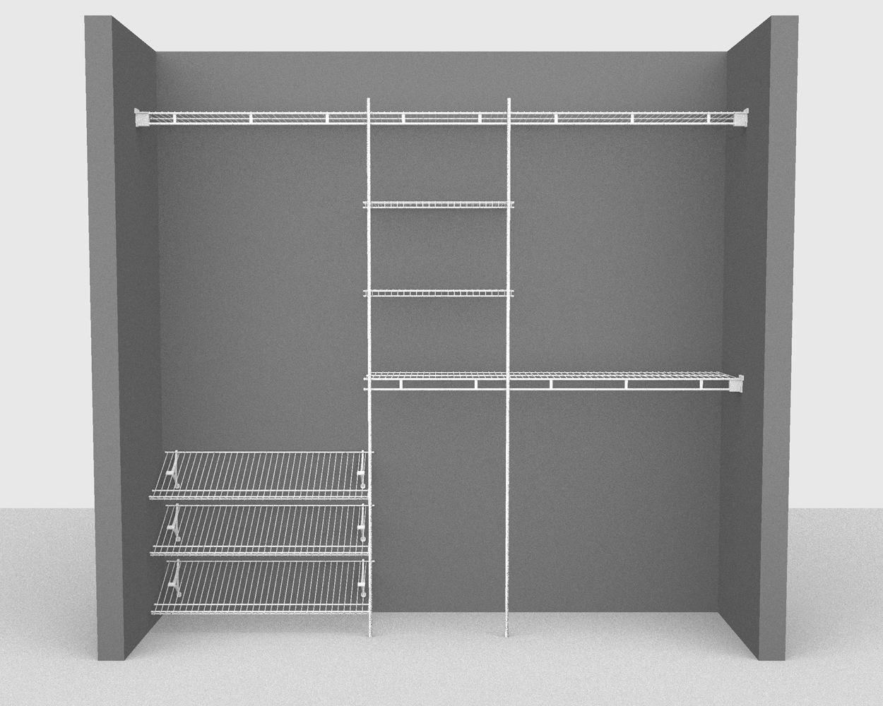 Fixed Mount Package 6 up to 244cm / 8' wide