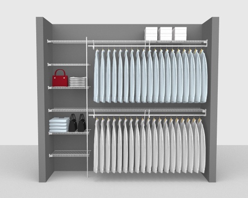 Fixed Mount Package 2 - SuperSlide shelving up to 244cm/ 8' wide