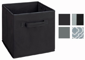 Cubeicals Black / Grey Fabric Drawers